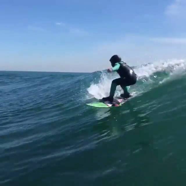 Cap Ferret Surf School a partagé la vidéo de Surf