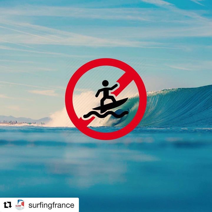 Le surf est interdit depuis hier et pendant au moins 15 jours! Verser…